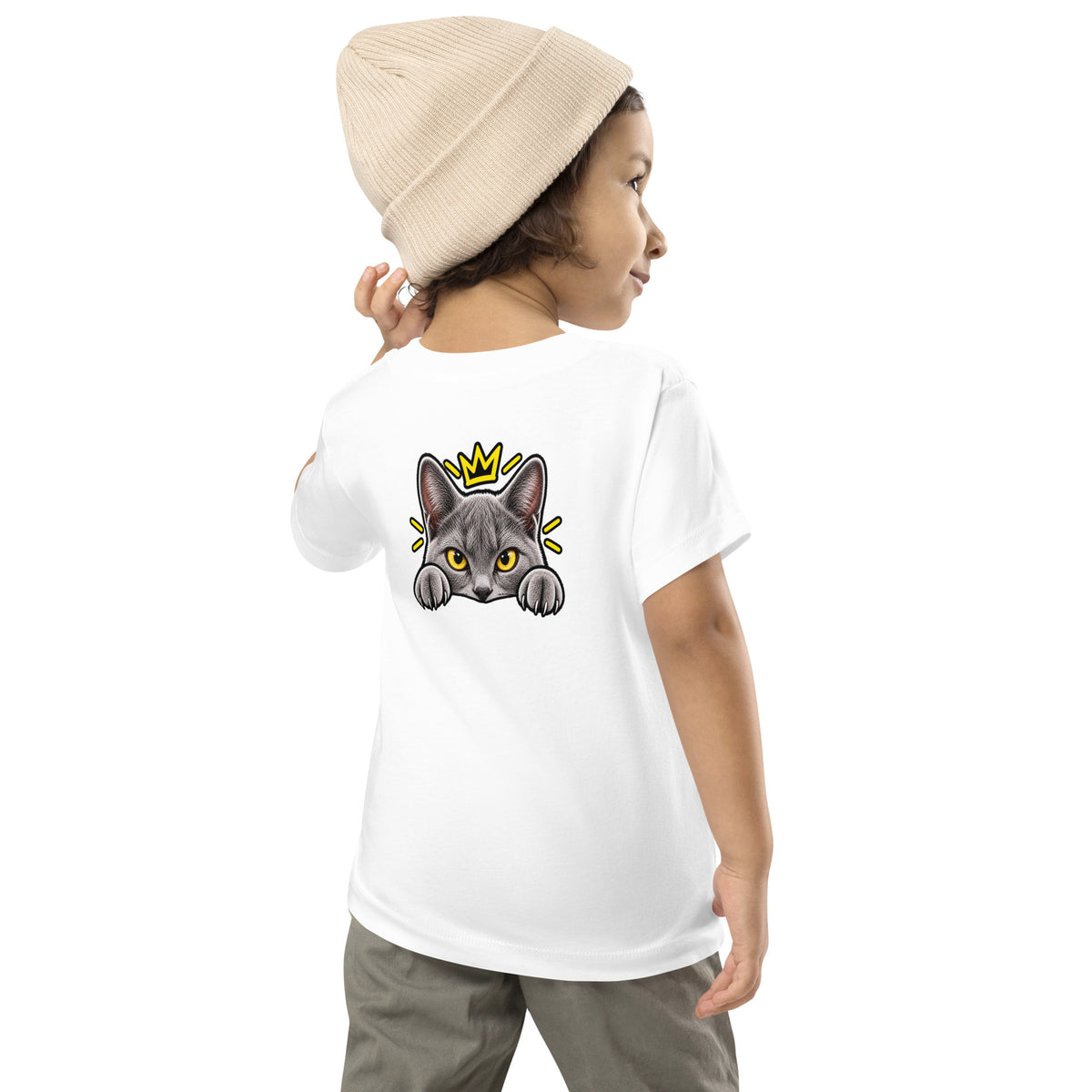 Cute cat toddler shirt for cat lovers
