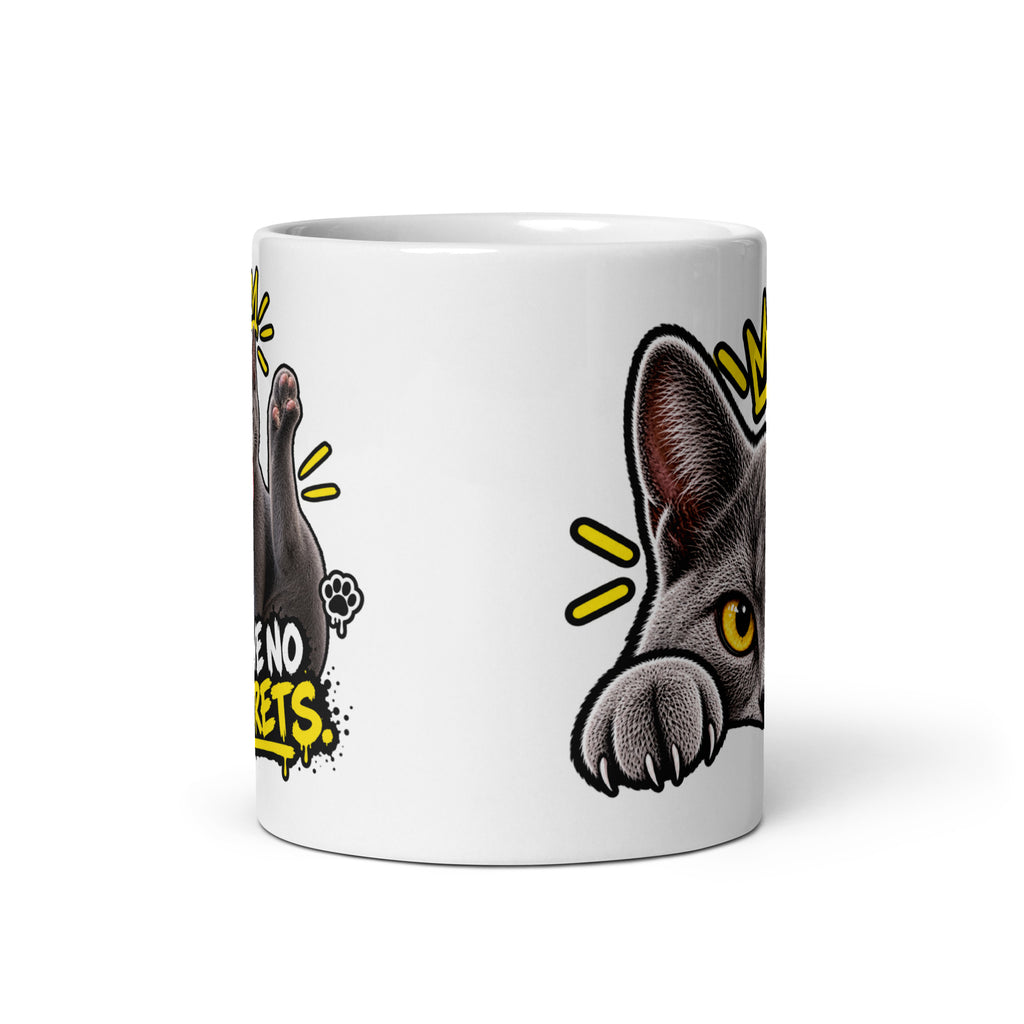 Funny cat coffee mug for cat lovers