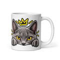 I Have No Regrets cat mug white ceramic